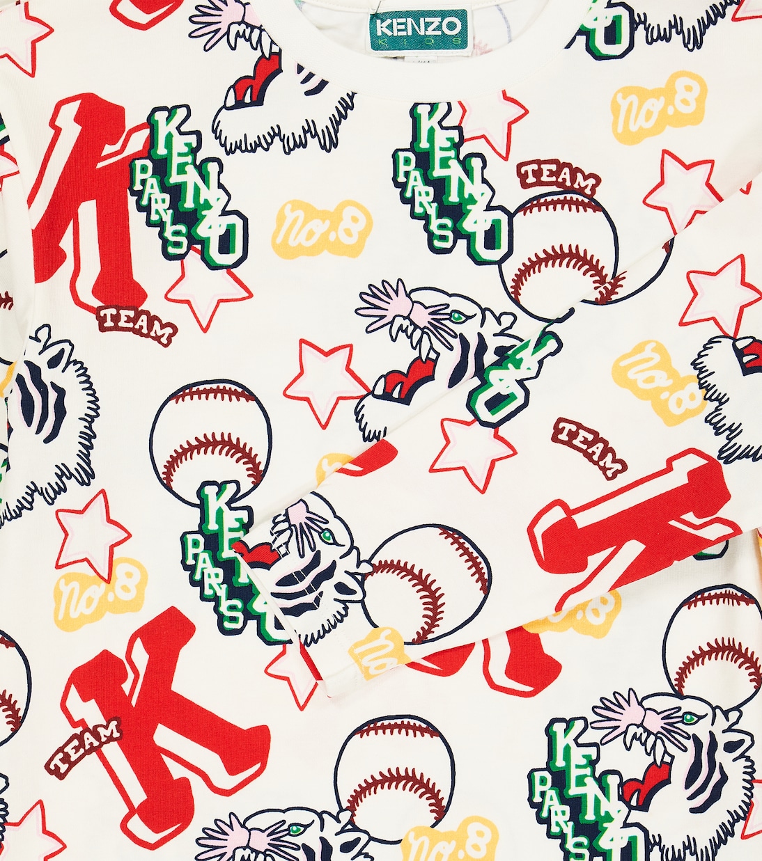 Tiger cotton-blend sweatshirt | Kenzo Kids