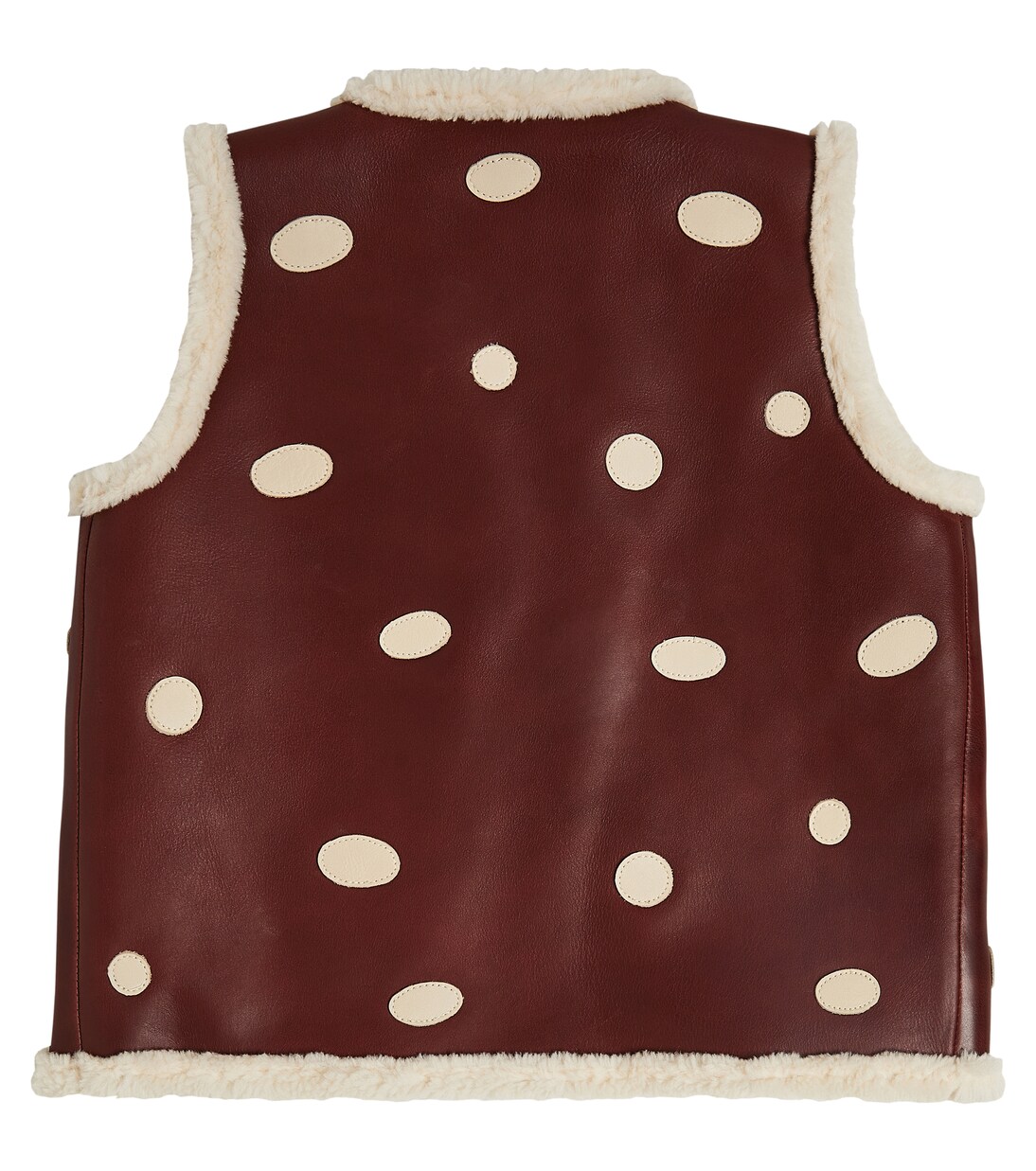Caro leather vest | Donsje
