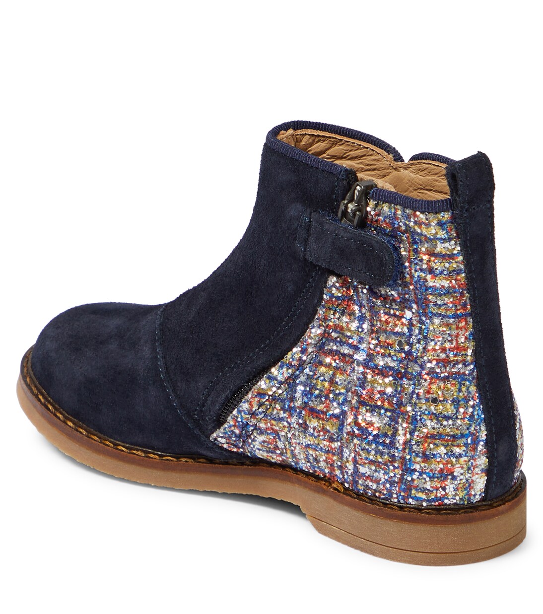 Trip Back glittered suede boots | Pom d'Api