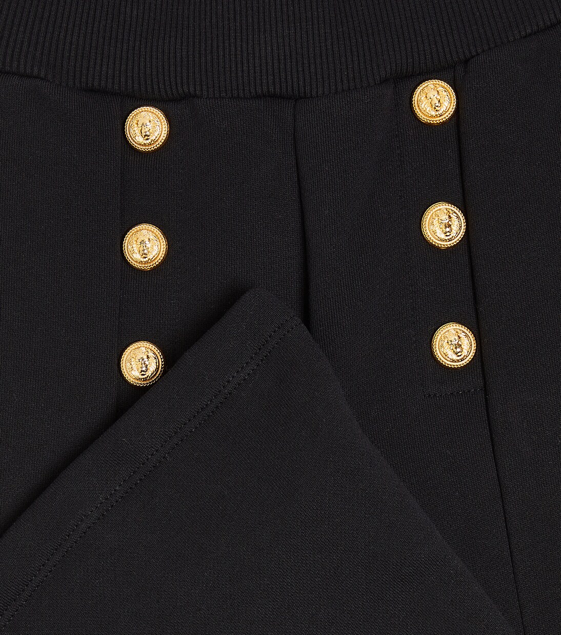 Mid-Rise-Schlaghose aus Baumwolle | Balmain Kids