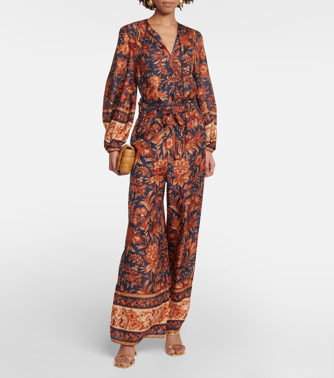 Bedruckte Bluse Junie aus Seide | Zimmermann