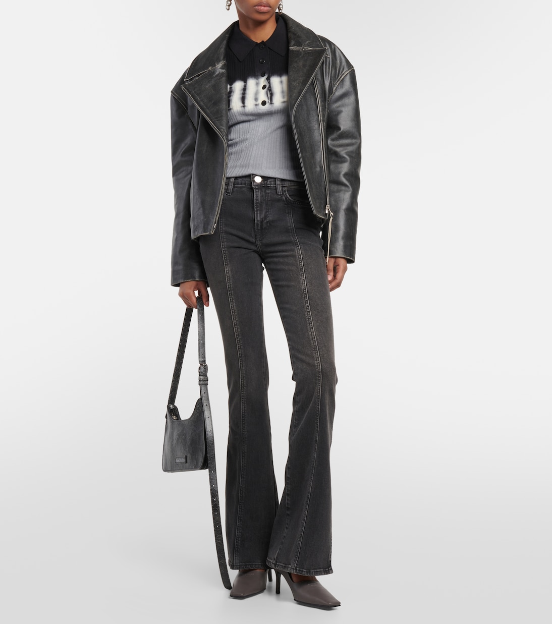 High-Rise Flared Jeans Le High Flare | Frame