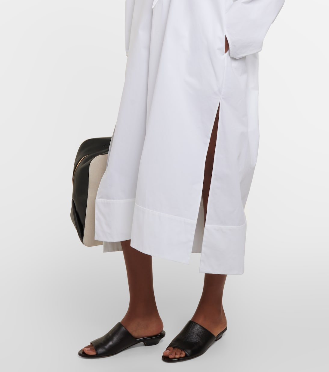 Vestido midi Brom de algodón | Khaite