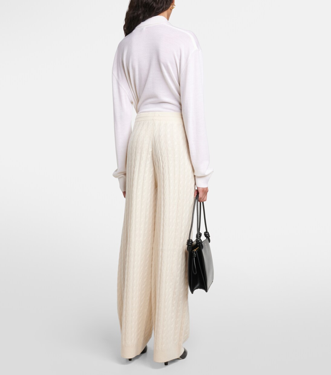 Weite Hose aus Wolle und Kaschmir | Toteme