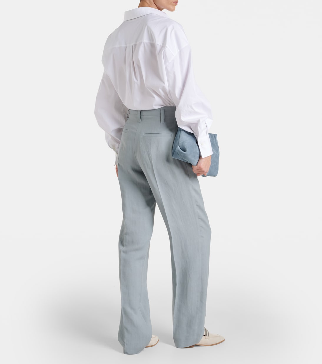 Gerade Mid-Rise-Hose | Brunello Cucinelli