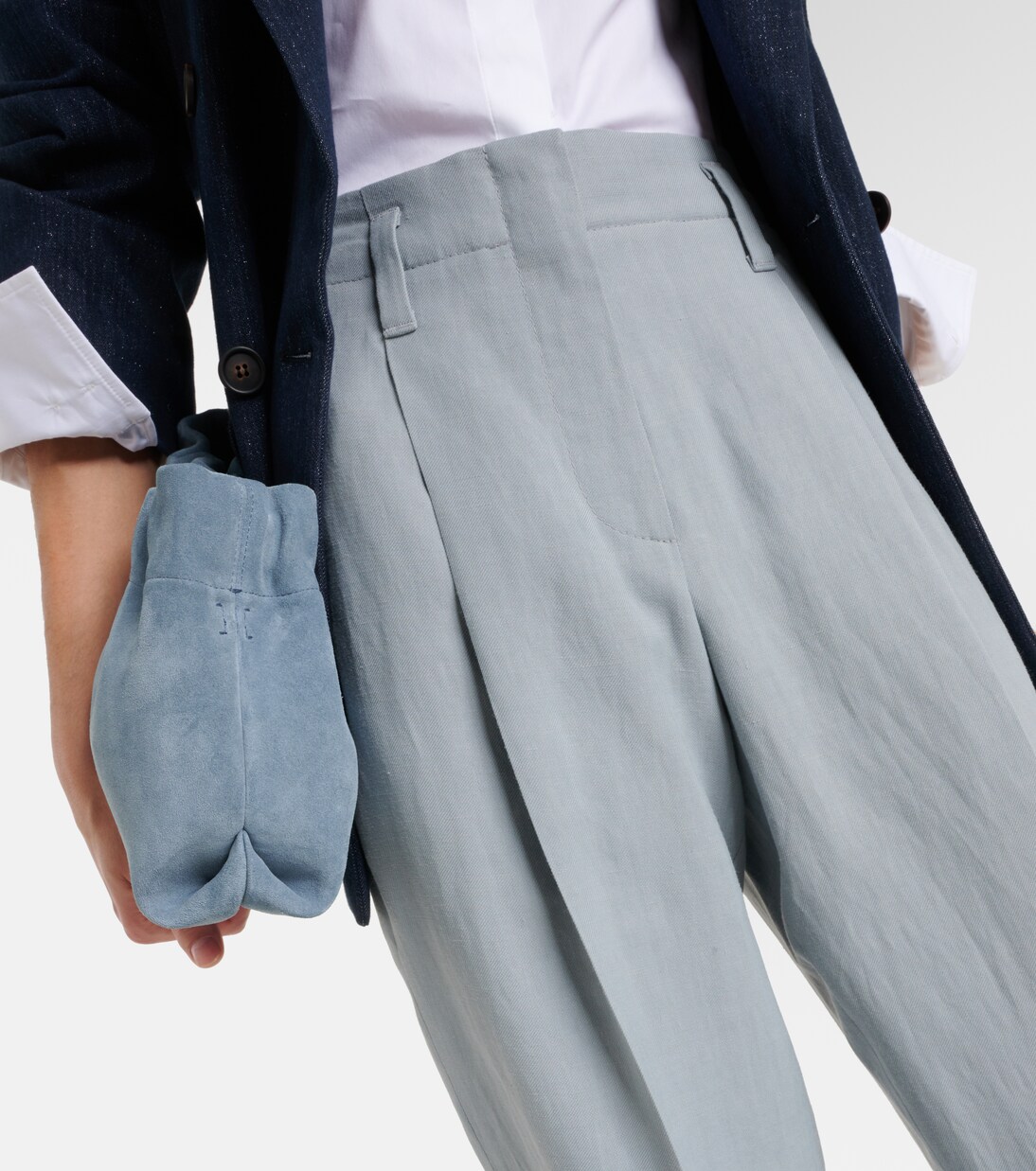 Gerade Mid-Rise-Hose | Brunello Cucinelli