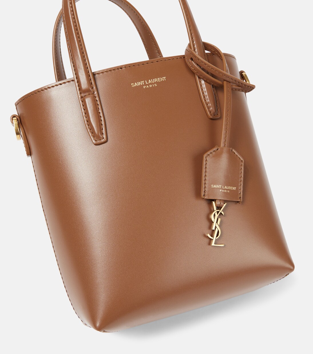 Toy Shopping Mini leather tote bag | Saint Laurent