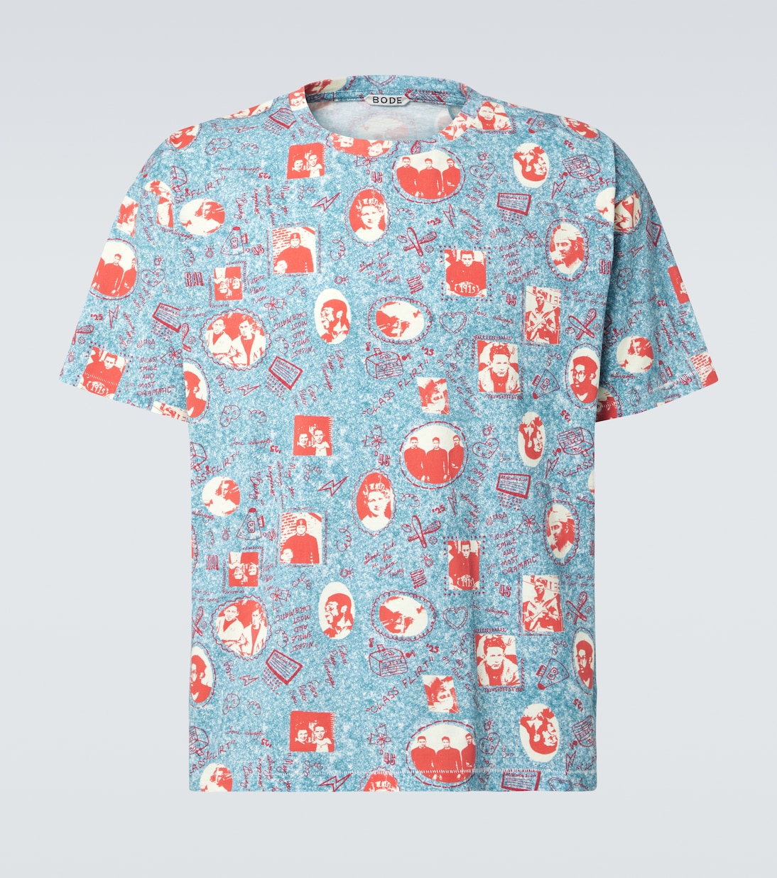 T-shirt Yearbook Boxy in cotone | Bode