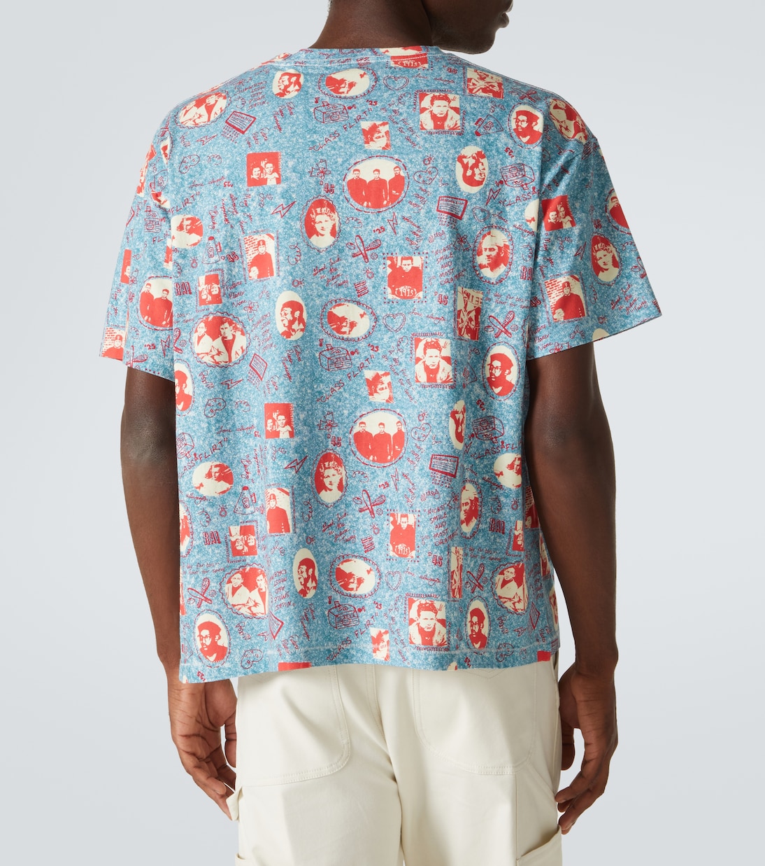 T-shirt Yearbook Boxy in cotone | Bode