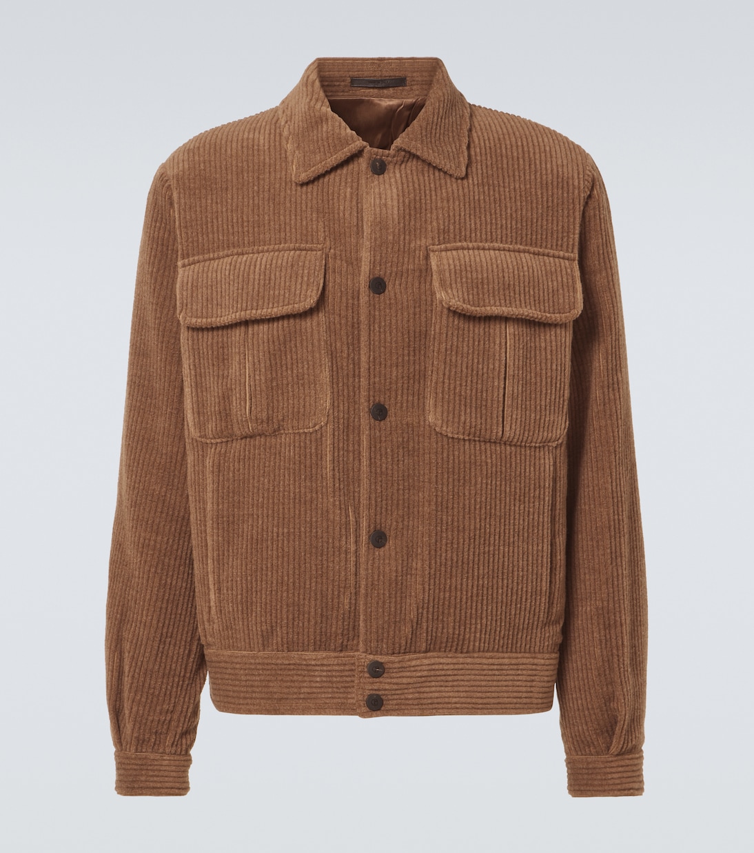 Wool and cashmere velvet blouson | Giorgio Armani