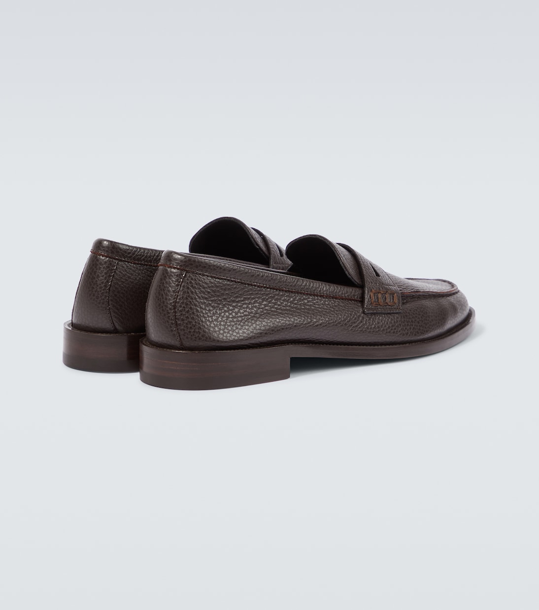 Perry leather penny loafers | Manolo Blahnik