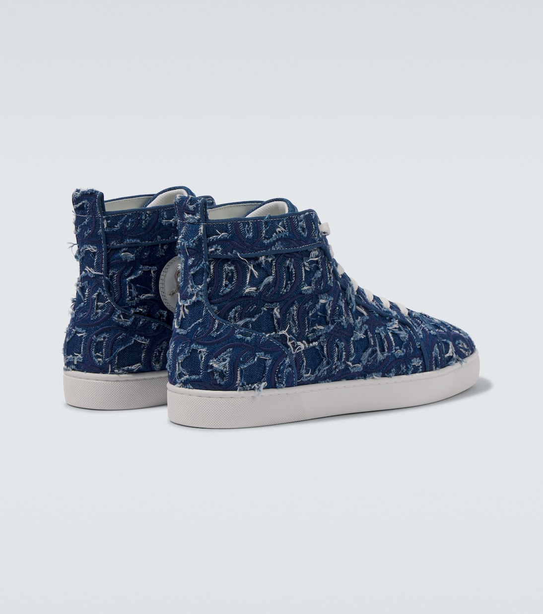High-Top Sneakers Louis aus Denim | Christian Louboutin