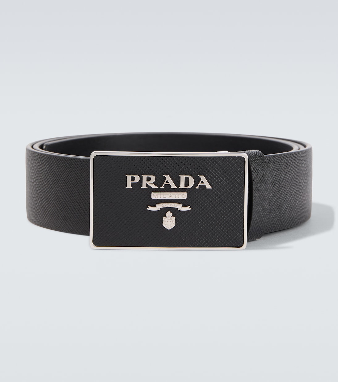 Saffiano leather logo belt | Prada