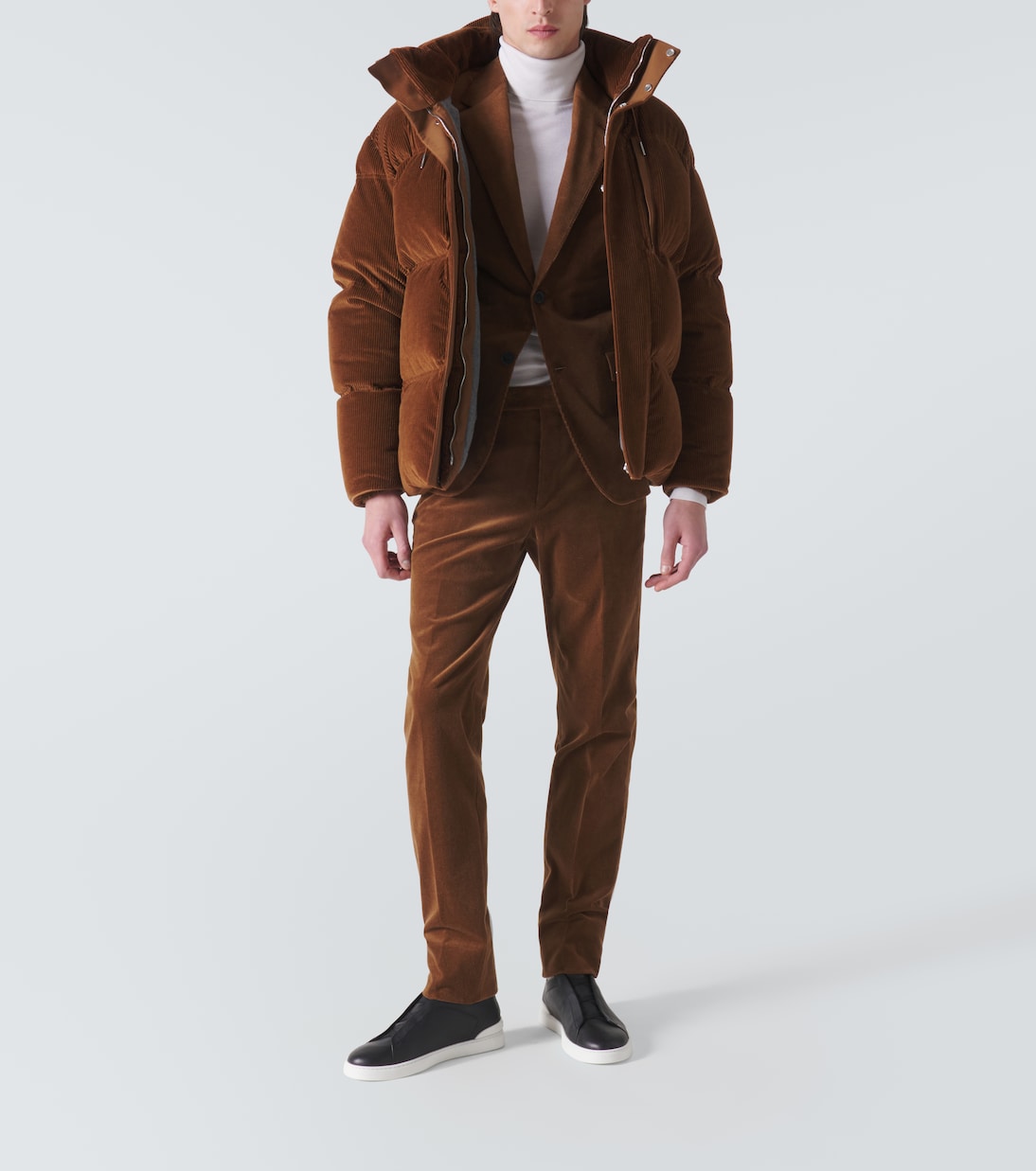 Daunenjacke aus Cord | Zegna