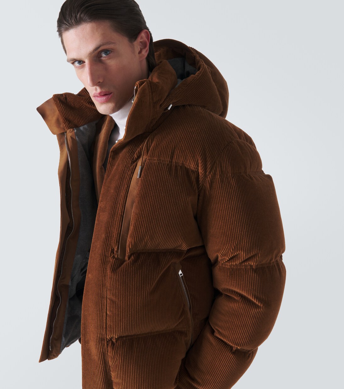 Daunenjacke aus Cord | Zegna