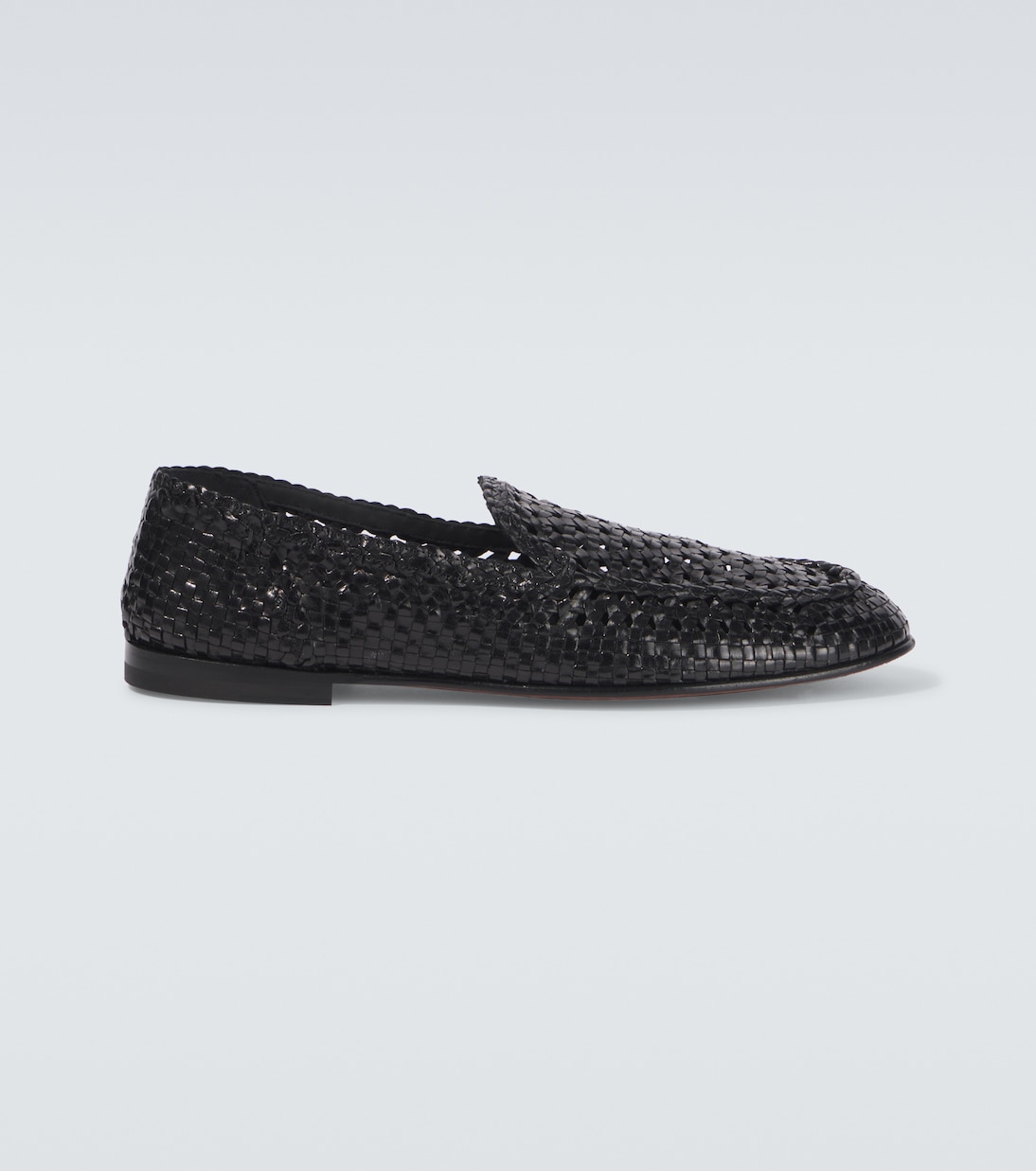 Woven leather loafers | Dolce&Gabbana
