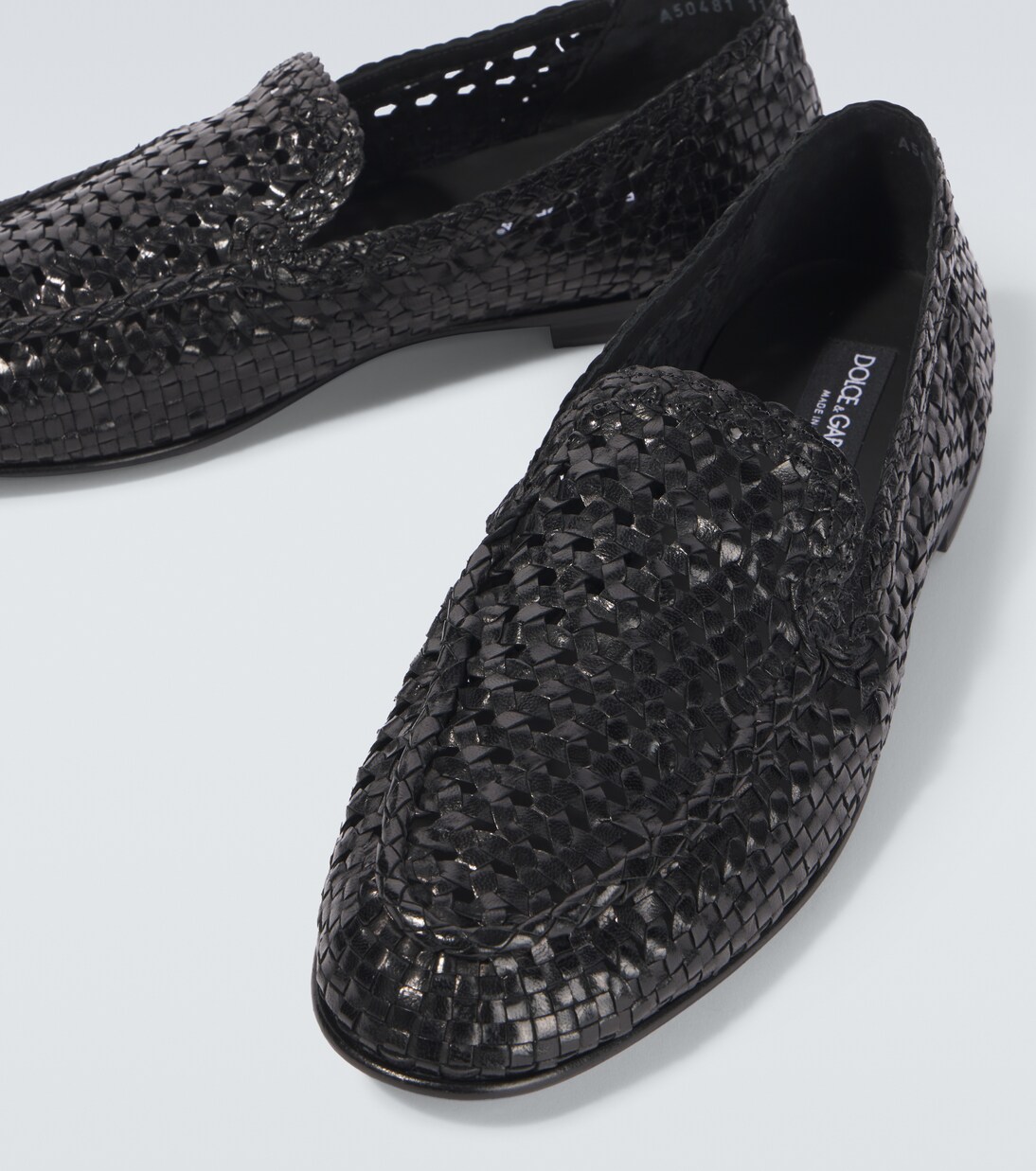 Woven leather loafers | Dolce&Gabbana
