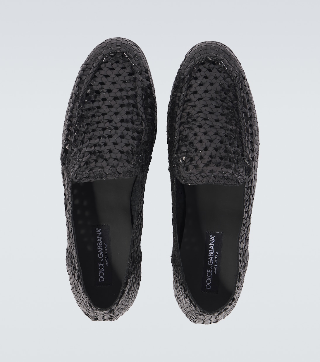 Woven leather loafers | Dolce&Gabbana