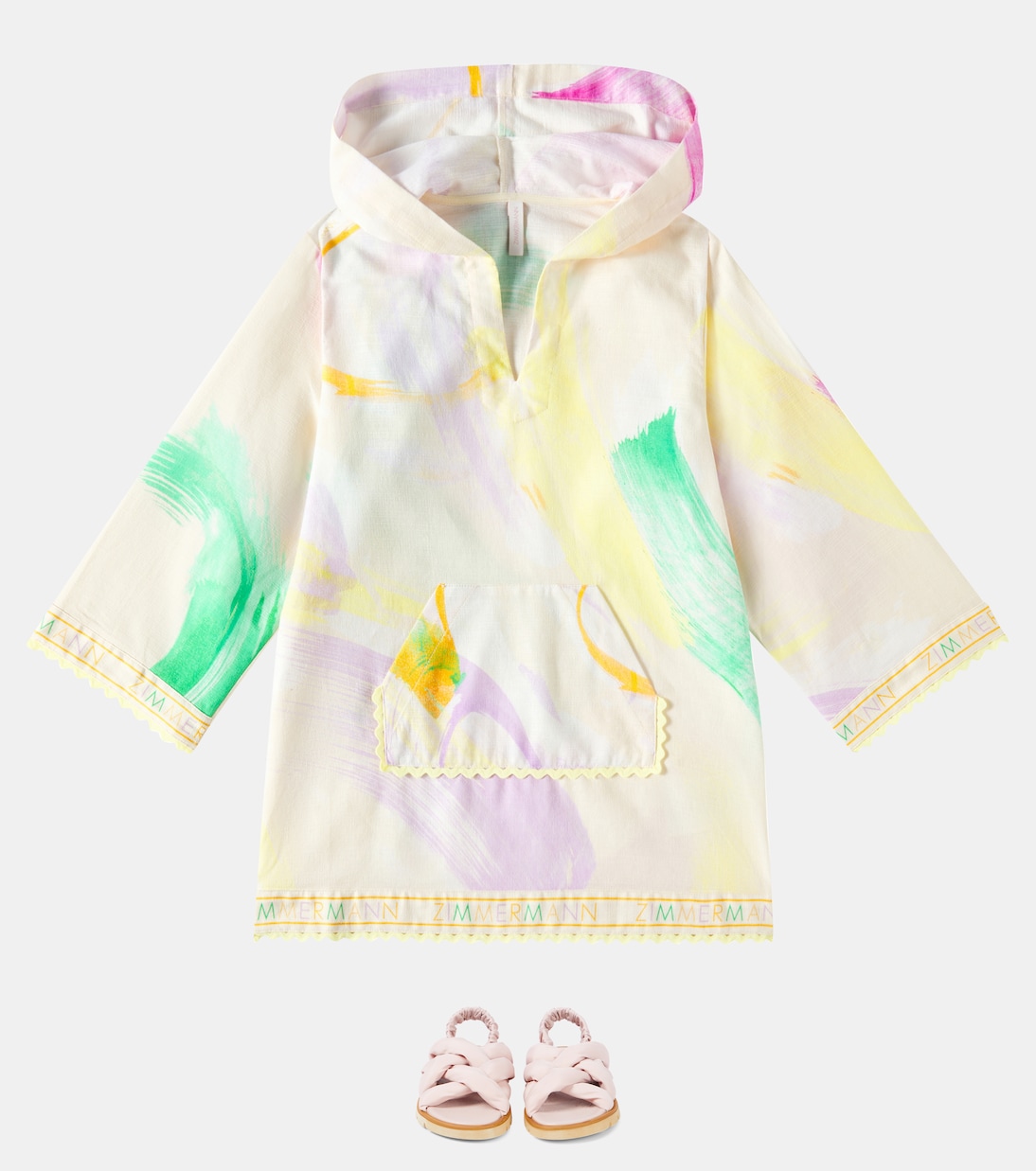 Everley cotton beach cover-up | Zimmermann Kids