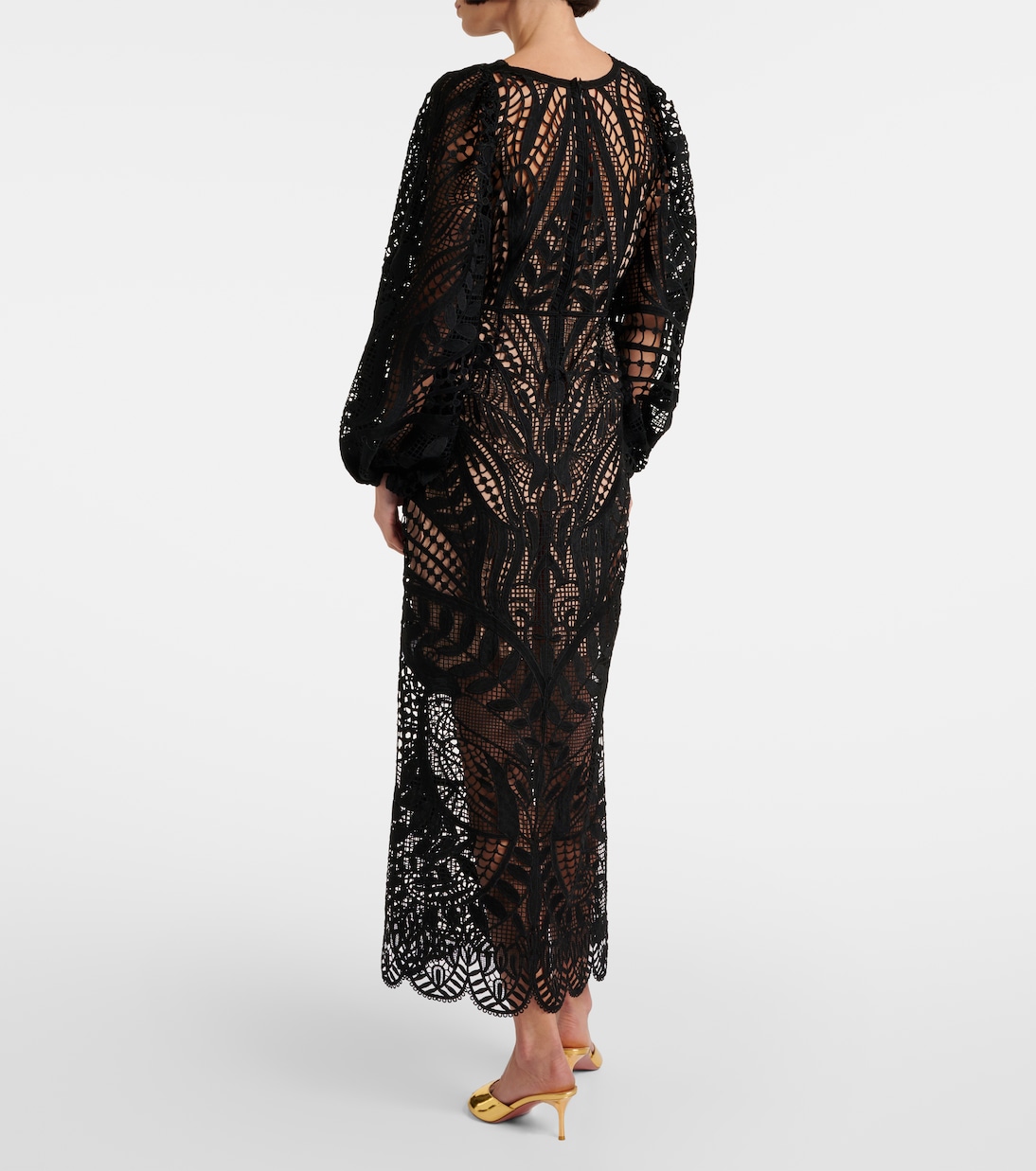 Nature guipure lace maxi dress | Farm Rio