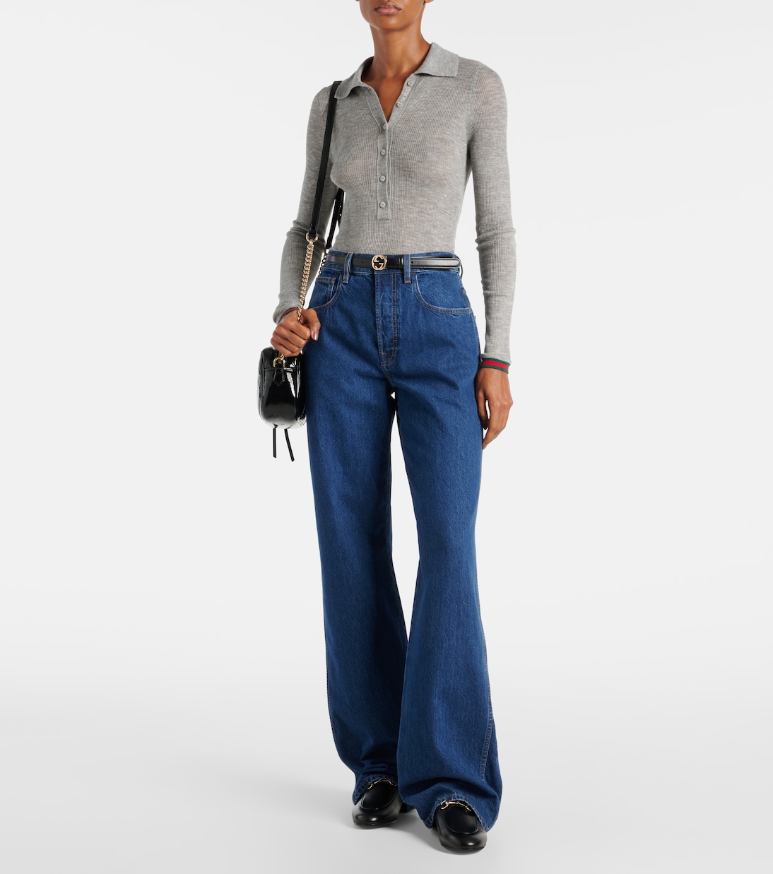 Slippers Princetown Horsebit GG aus Leder | Gucci