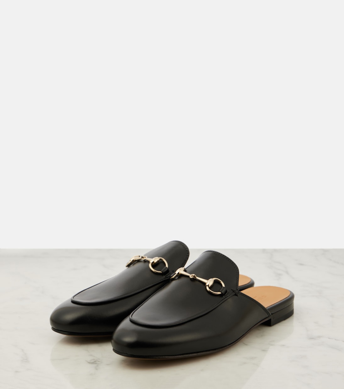 Slippers Princetown Horsebit GG aus Leder | Gucci
