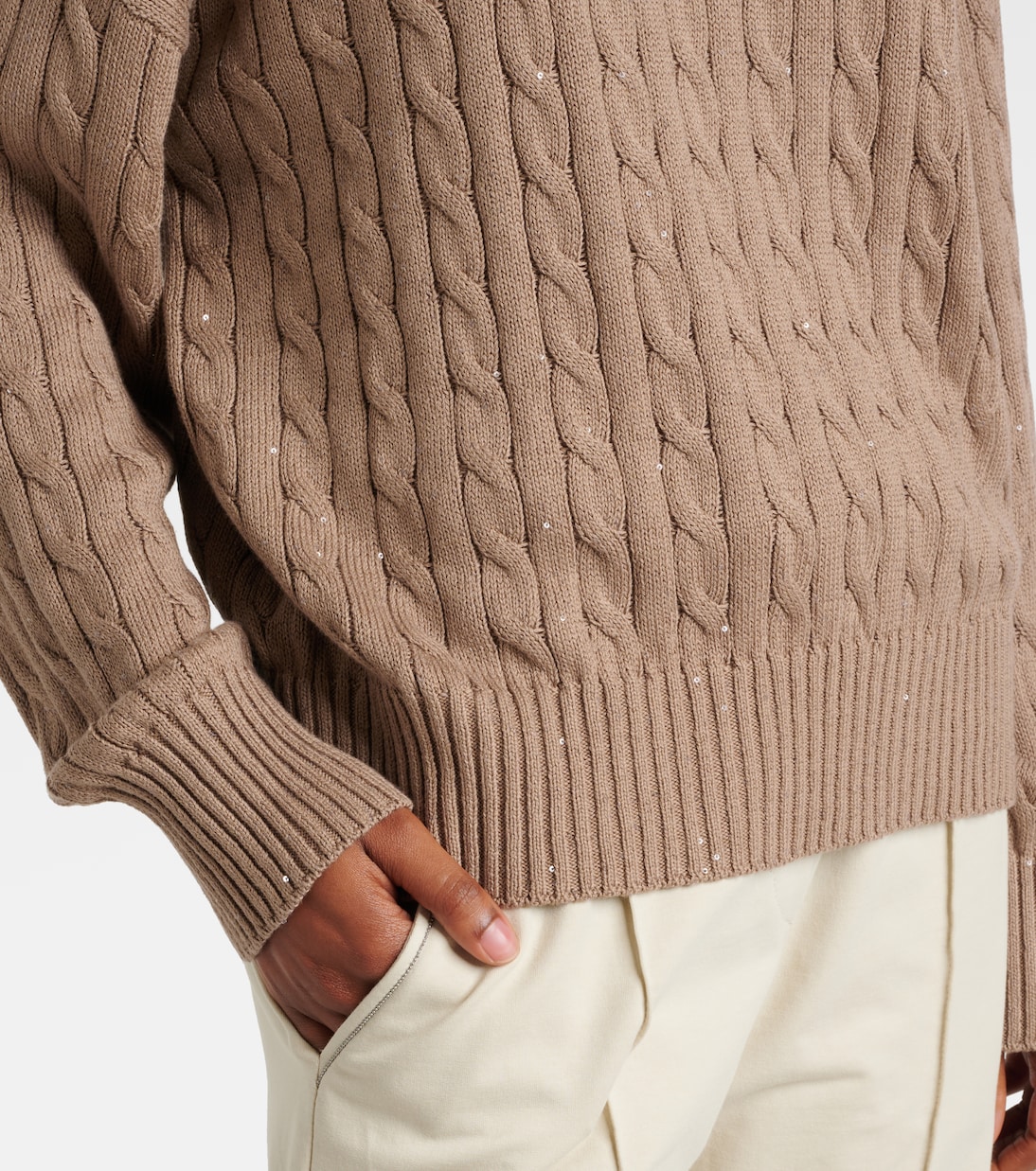 Cotton-blend sweater | Brunello Cucinelli