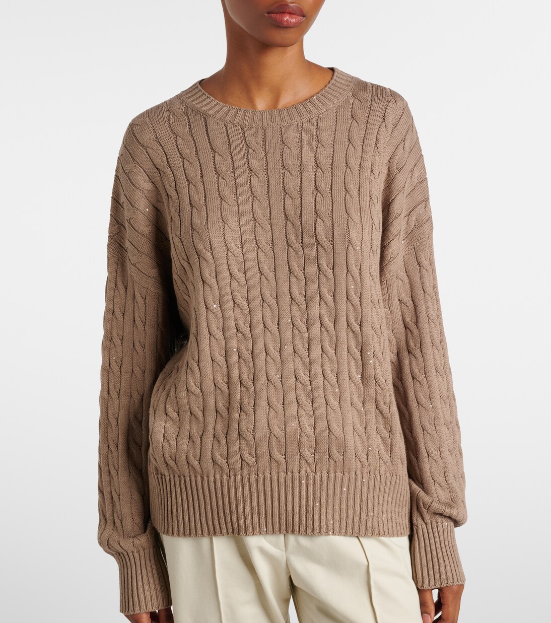 Cotton-blend sweater | Brunello Cucinelli