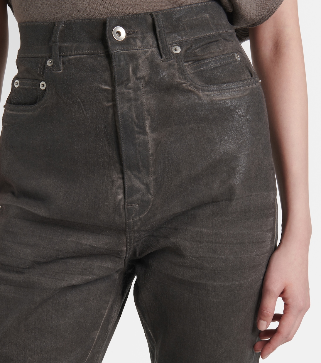 Jeans bootcut Bolan de tiro alto | Rick Owens