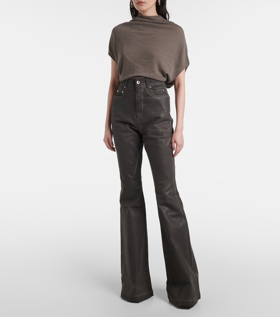 Jeans bootcut Bolan de tiro alto | Rick Owens