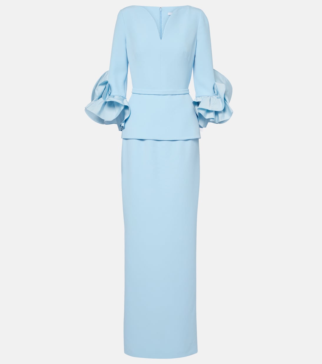 Robe Clemence aus Crêpe | Safiyaa