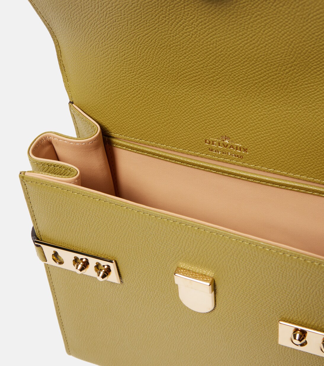 Tempête PM leather tote bag | Delvaux