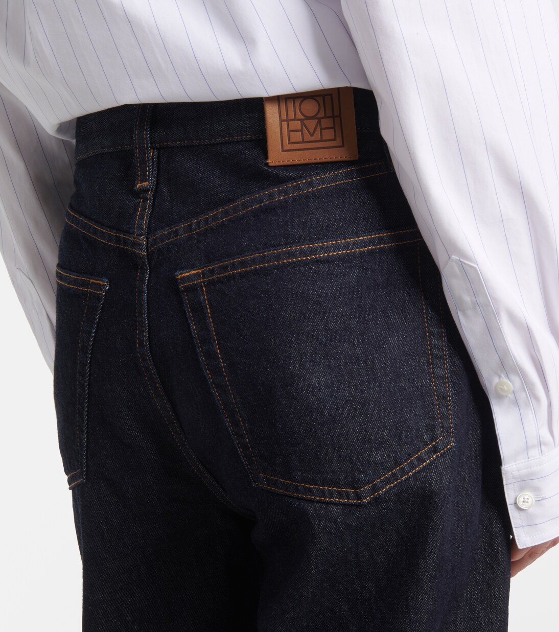 Jean droit à taille mi-haute | Toteme