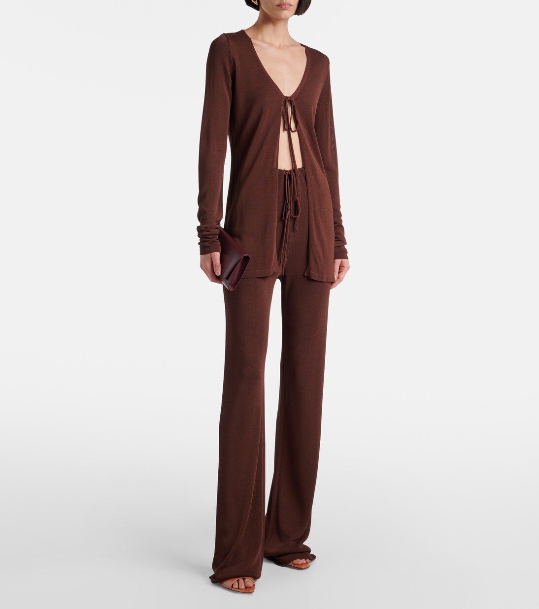 Schlaghose aus Strick | Aya Muse