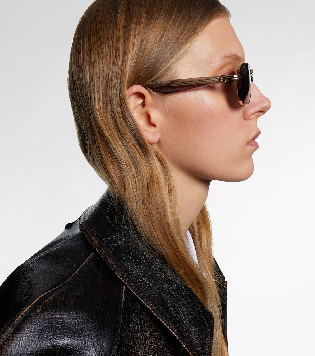 Occhiali da sole squadrati Première De Cartier | Cartier Eyewear Collection