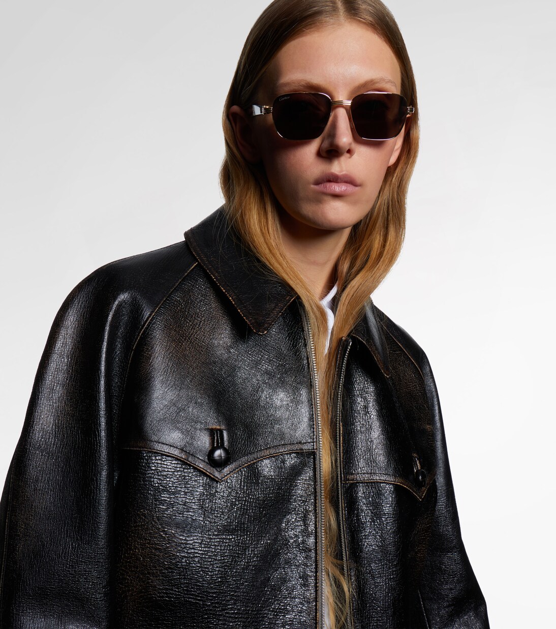 Occhiali da sole squadrati Première De Cartier | Cartier Eyewear Collection