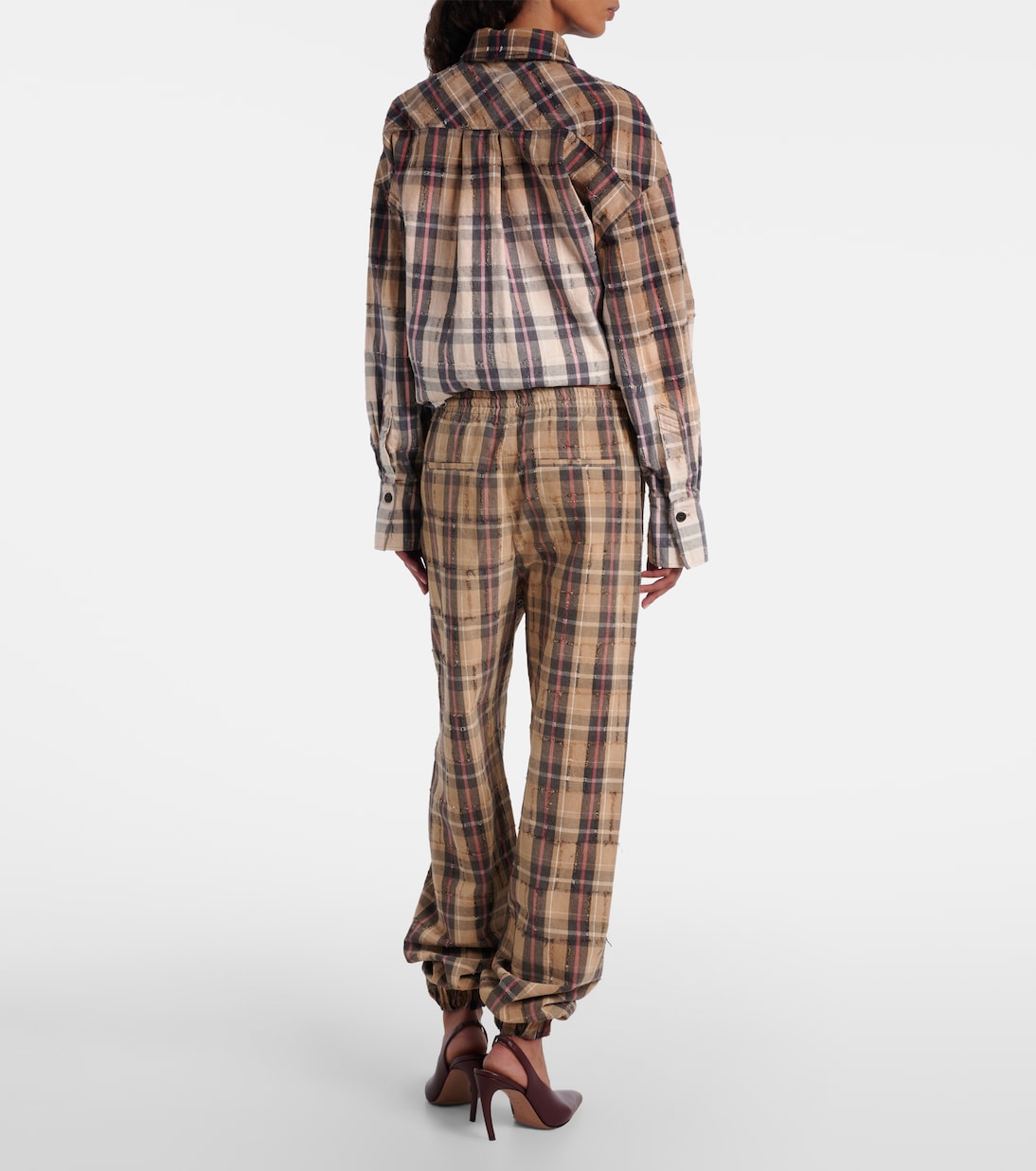 Jogginghose aus Baumwollflanell | The Attico