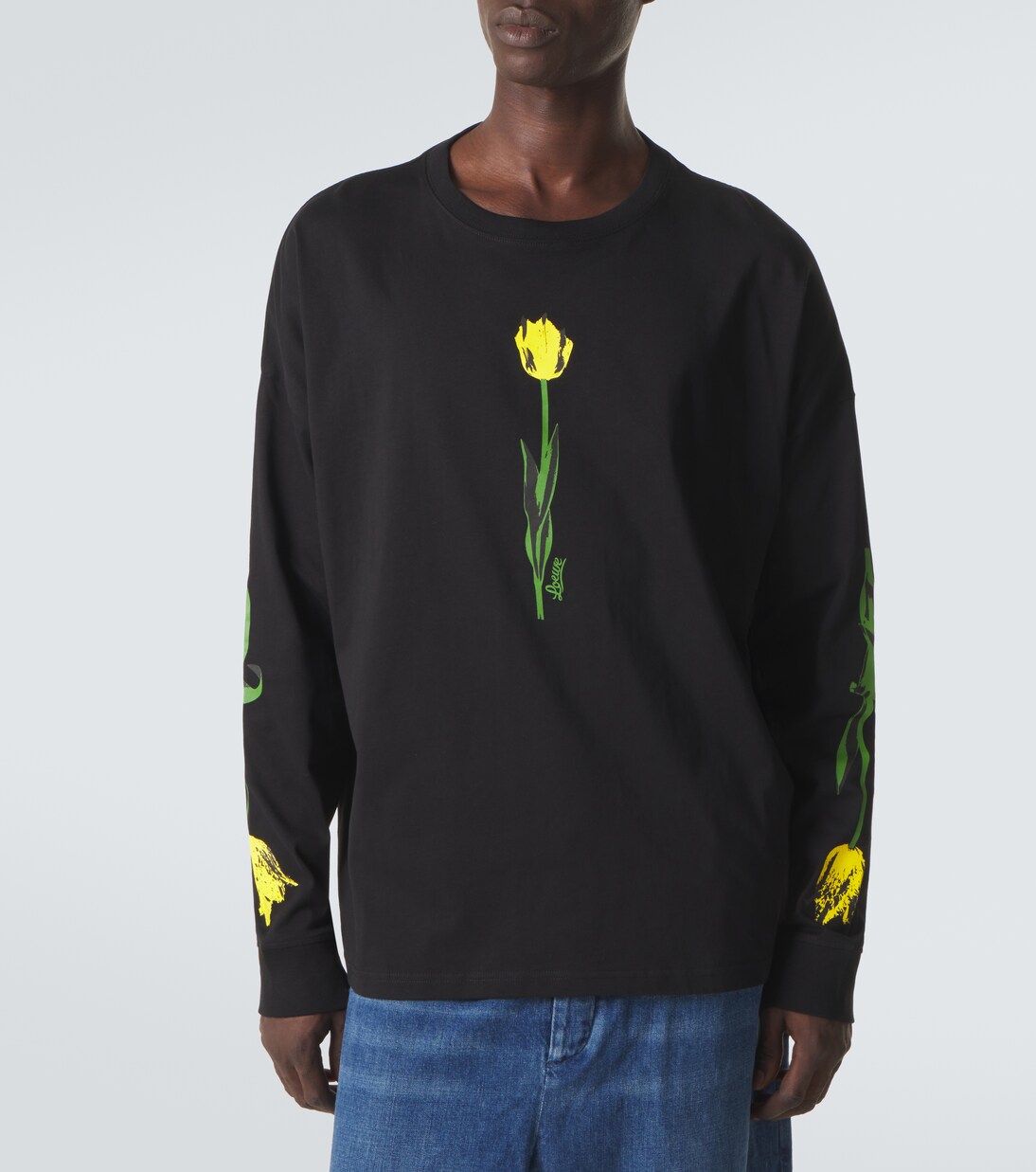 Paula’s Ibiza - T-shirt in cotone a fiori | Loewe