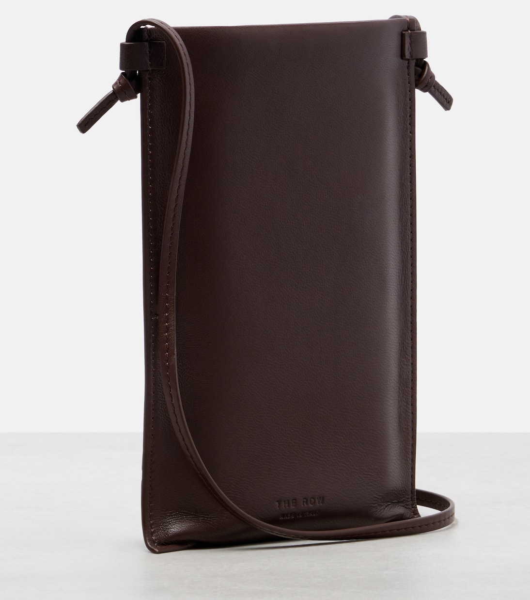 Camie leather pouch with strap | The Row