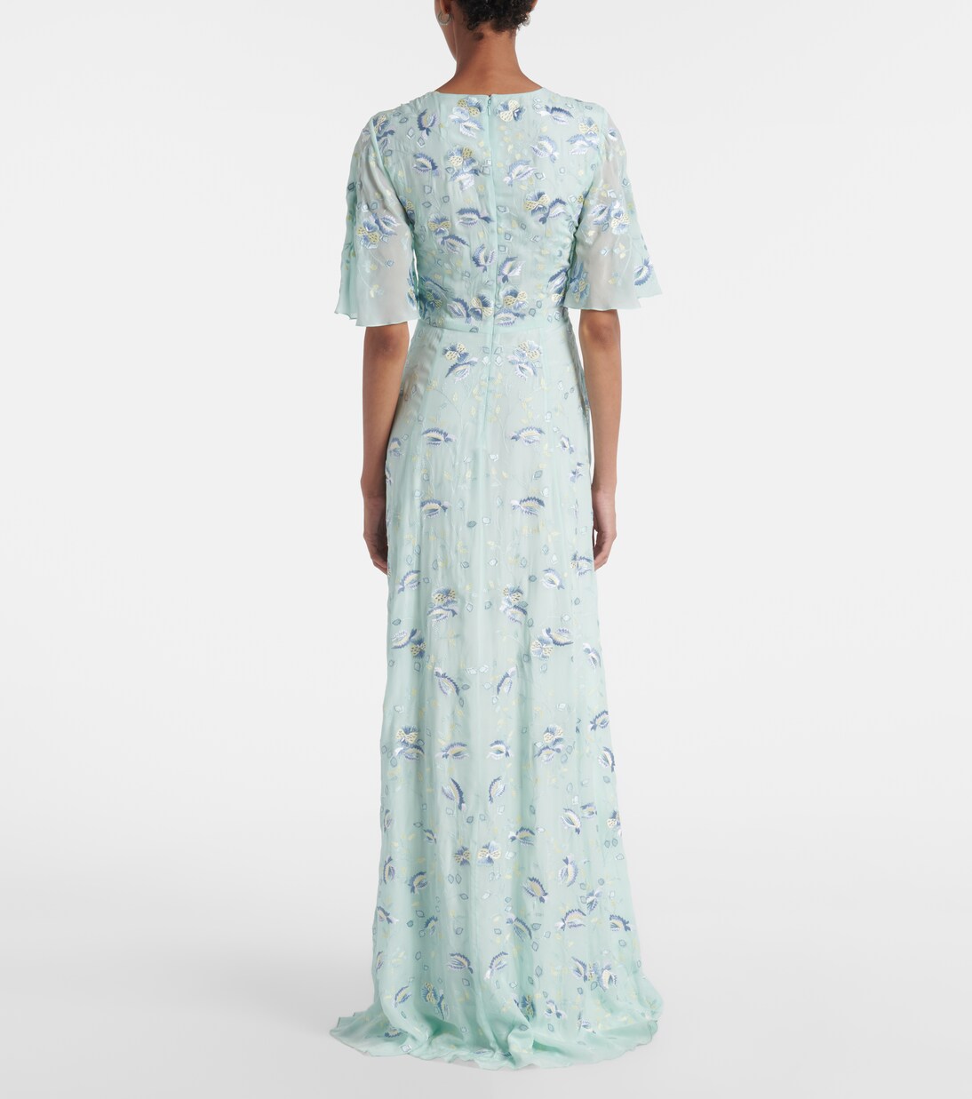 Robe longue Charlotte brodée | Markarian