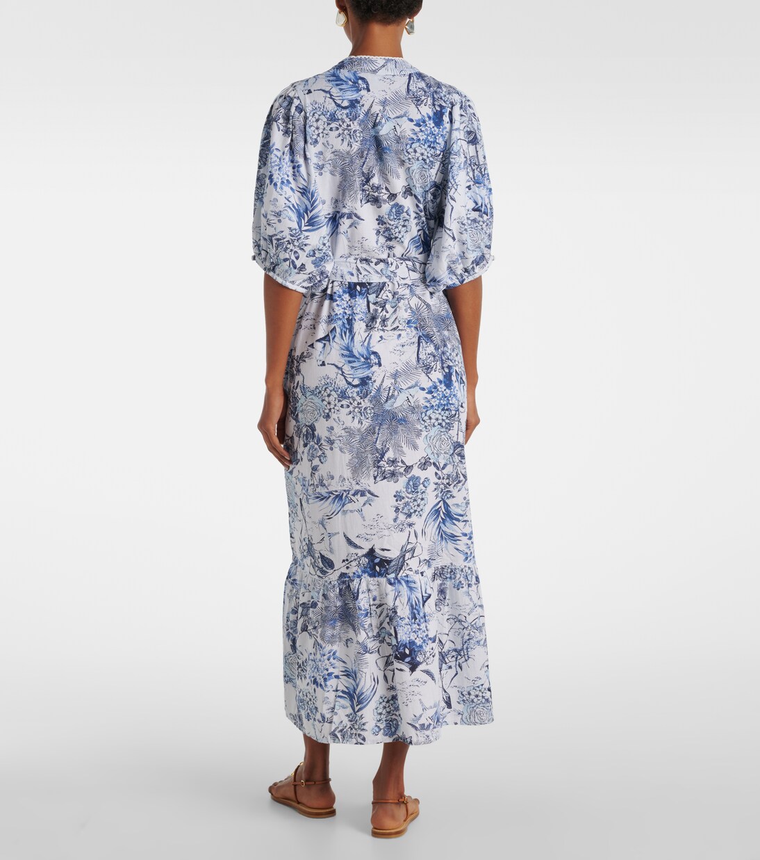 Robe chemise Kitty en coton et lin | Melissa Odabash