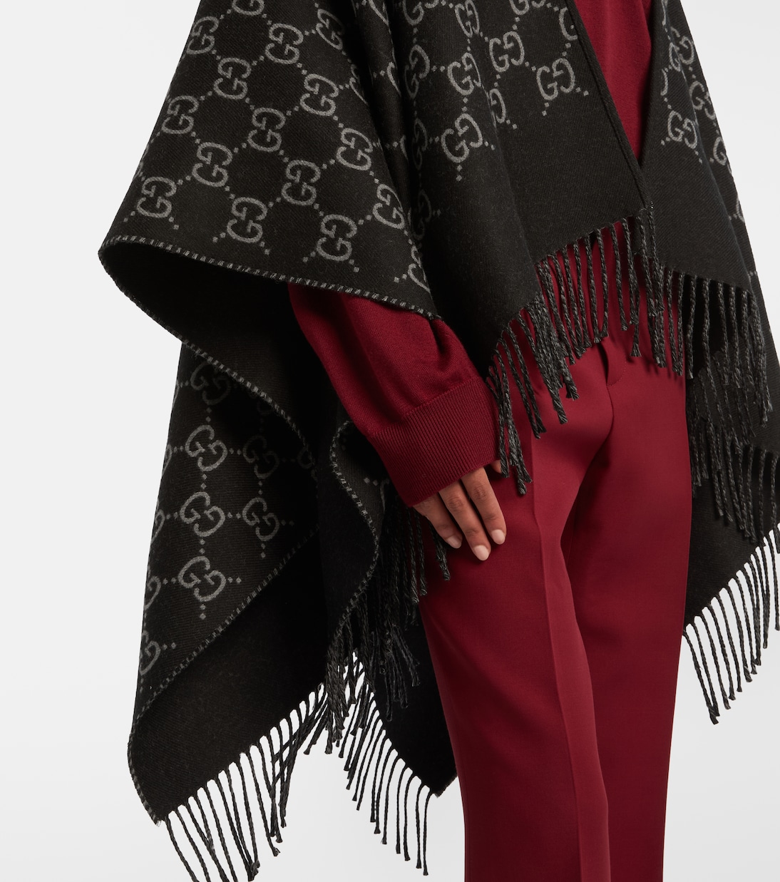 Wool poncho | Gucci