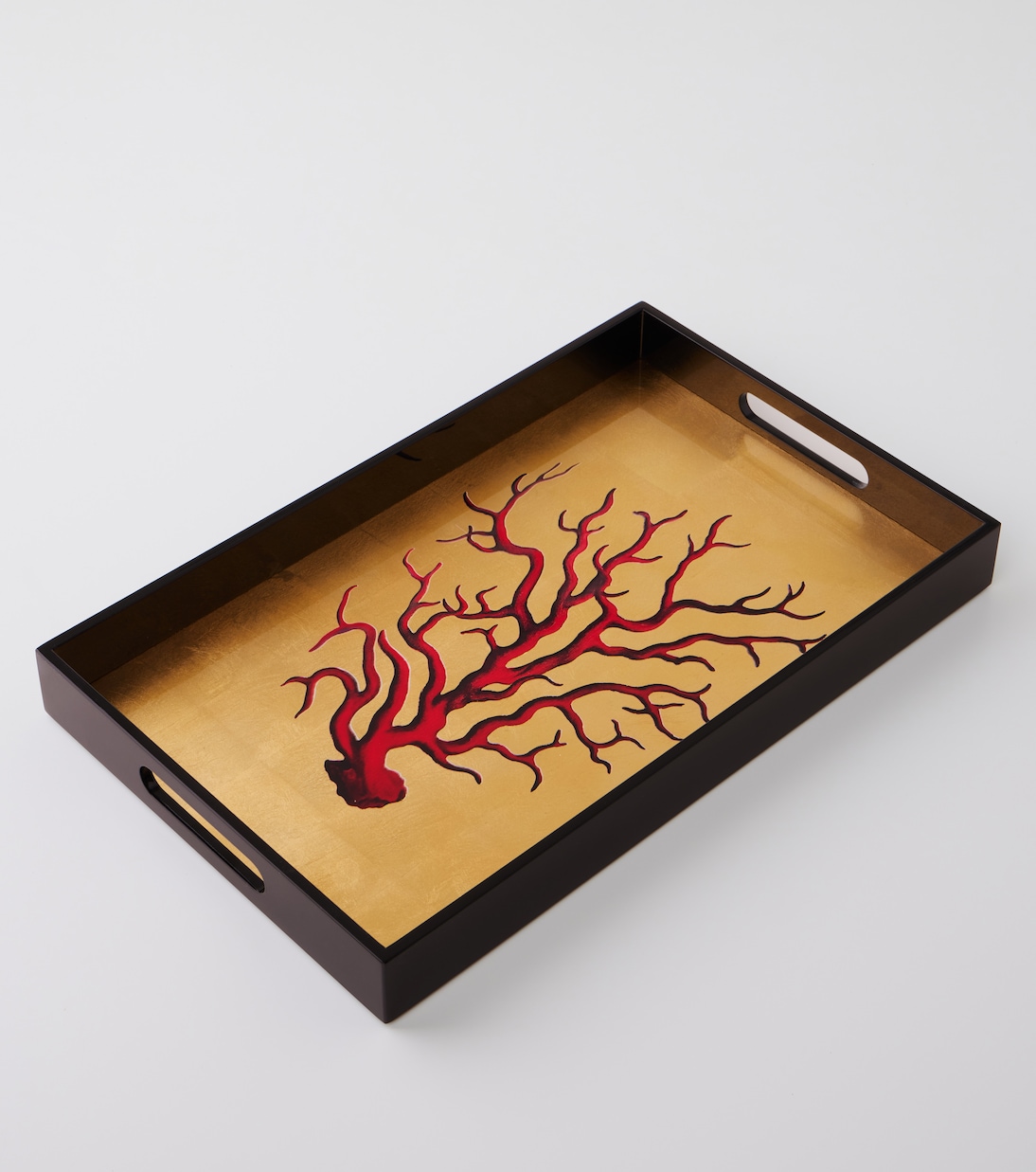 Lacquered wooden decorative tray | Les-Ottomans