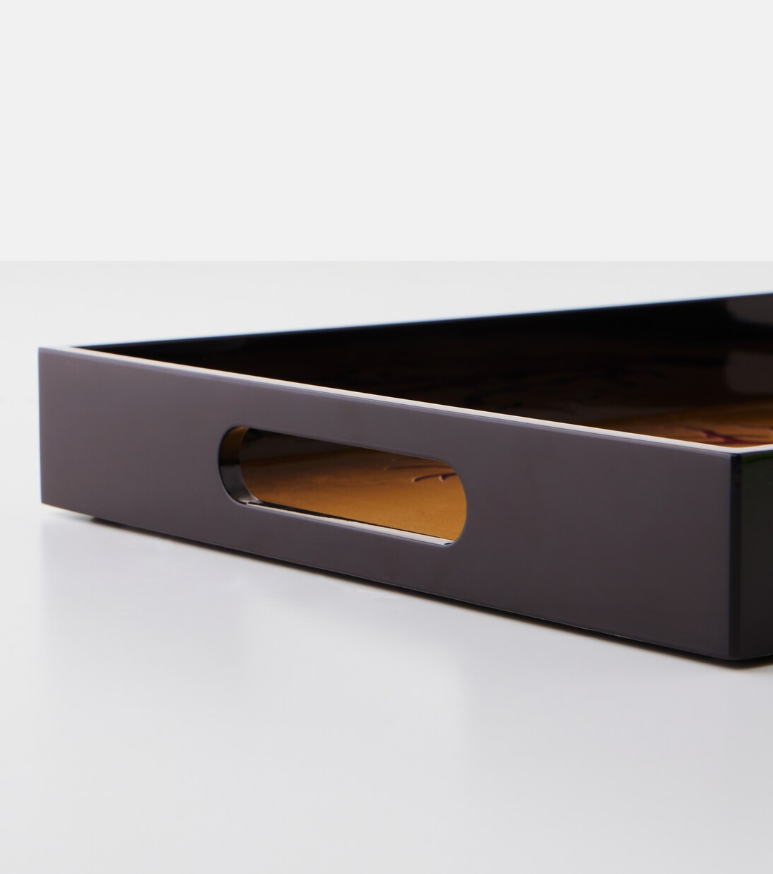 Lacquered wooden decorative tray | Les-Ottomans