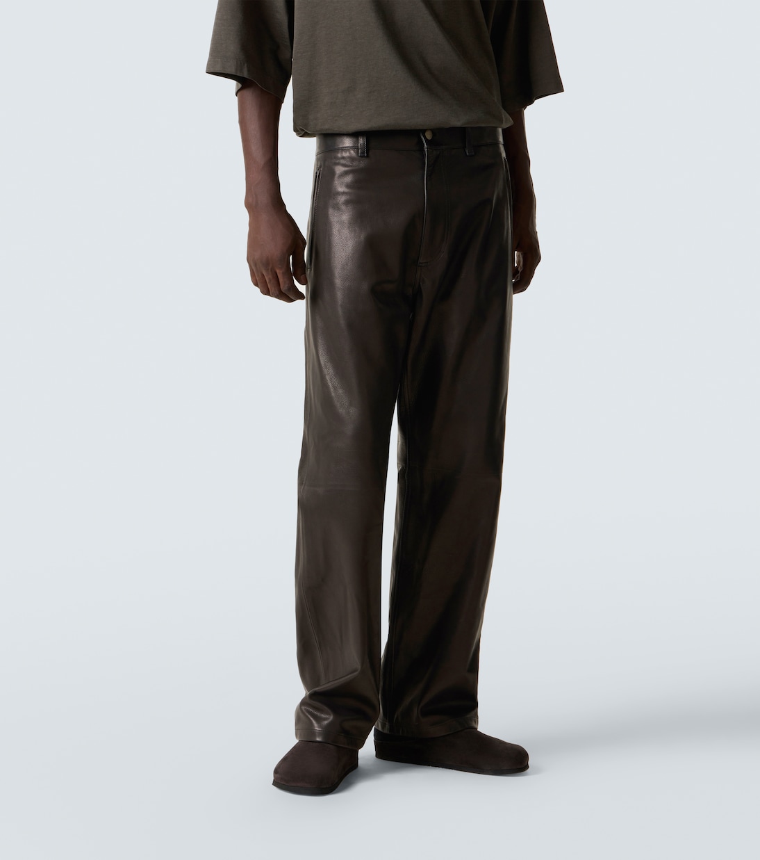 Leather wide-leg pants | Fear of God