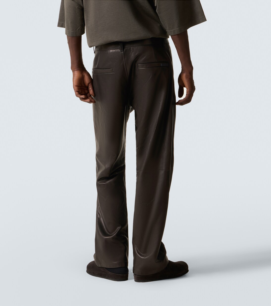 Leather wide-leg pants | Fear of God