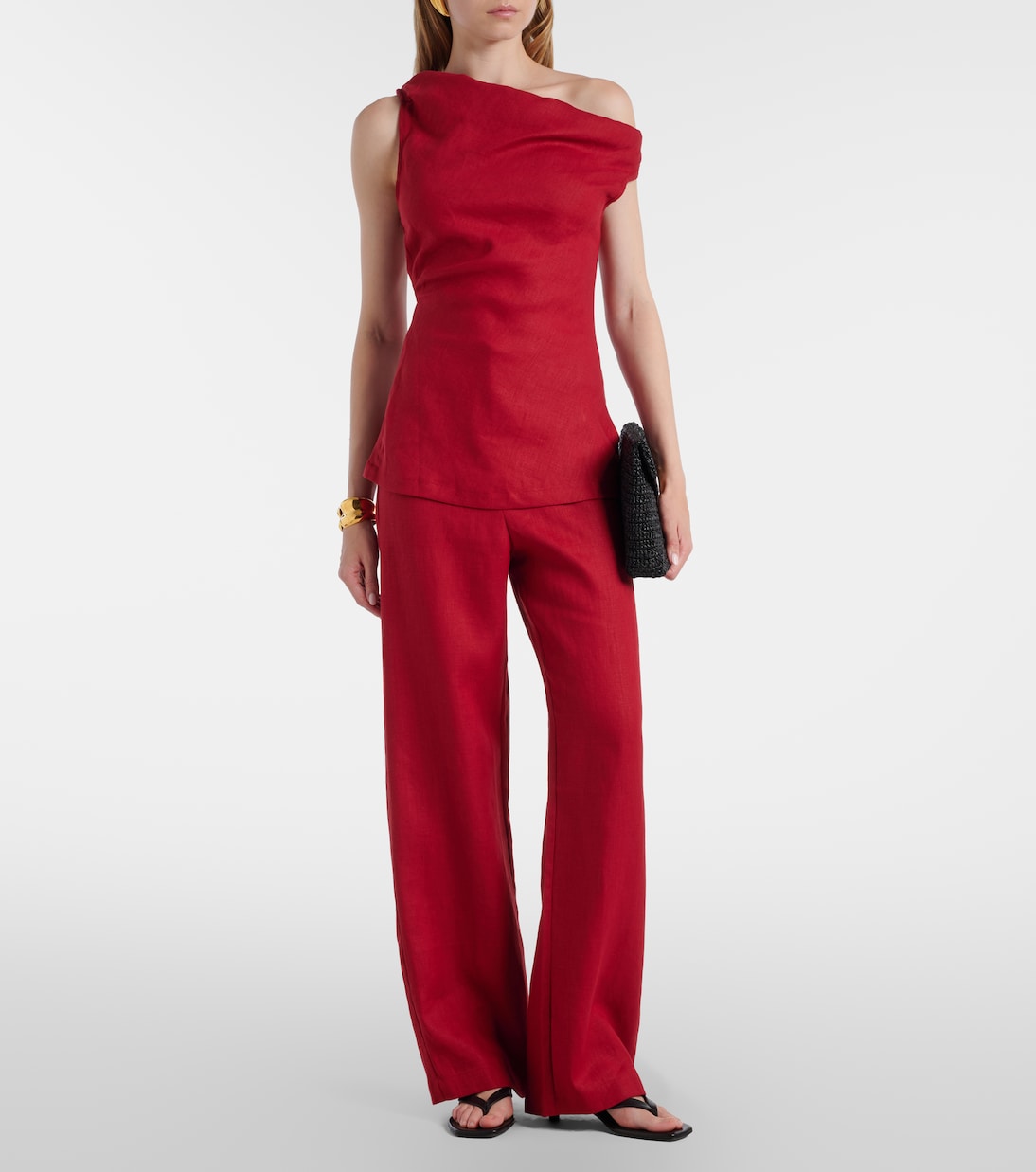 One-Shoulder-Top Suis aus Leinen | Faithfull
