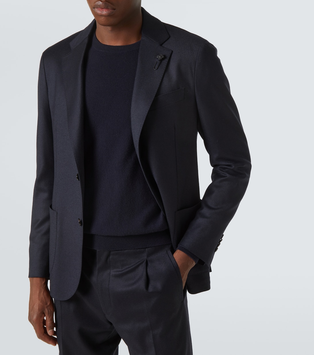 Wool and cashmere blazer | Lardini