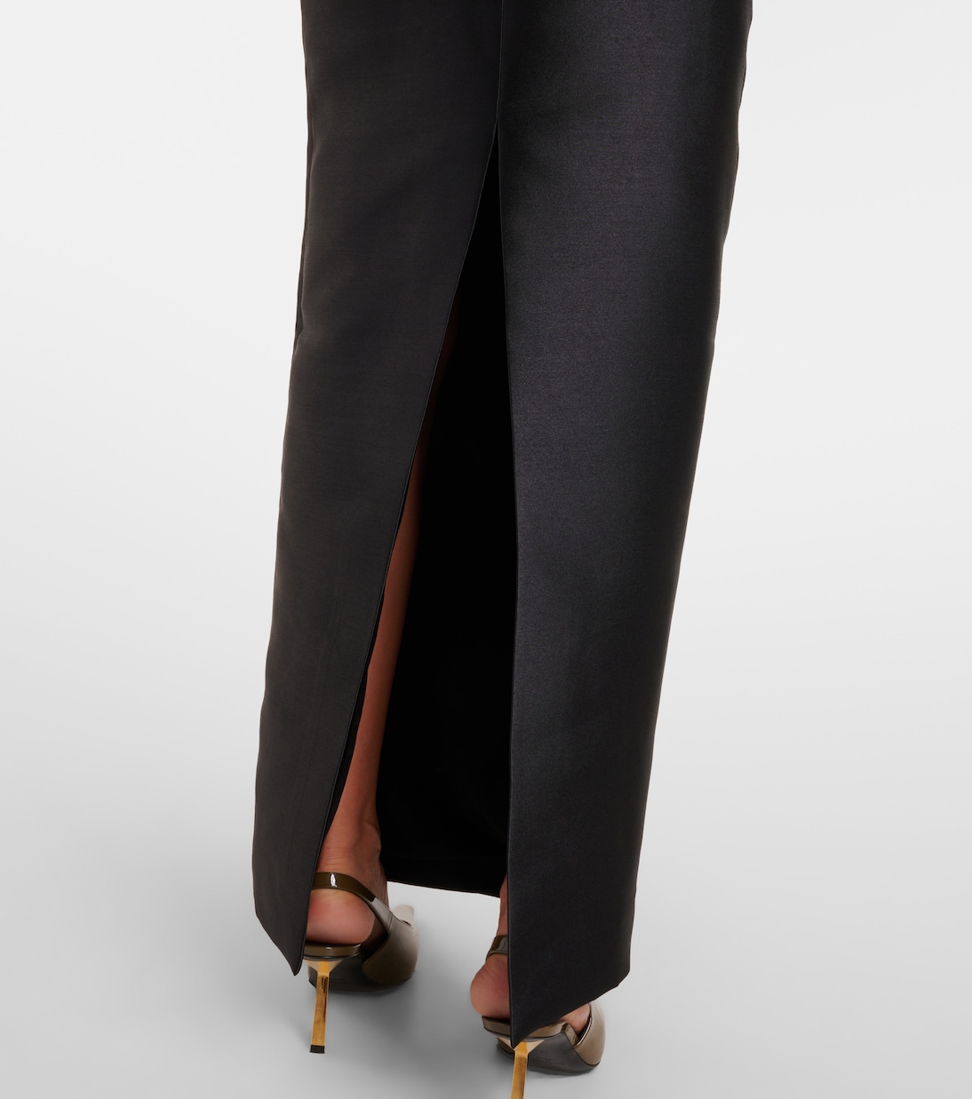 Robe de cocktail Davina en satin | Solace London