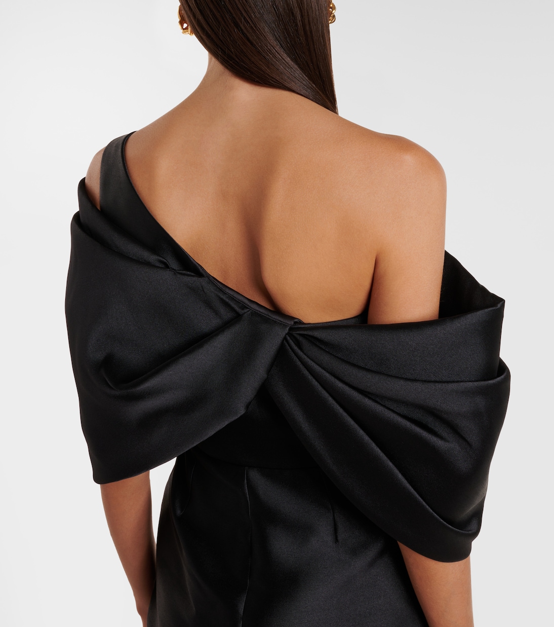 Robe de cocktail Davina en satin | Solace London